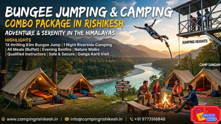 Bungee Jumping and Camping Combo Package in Rishikesh